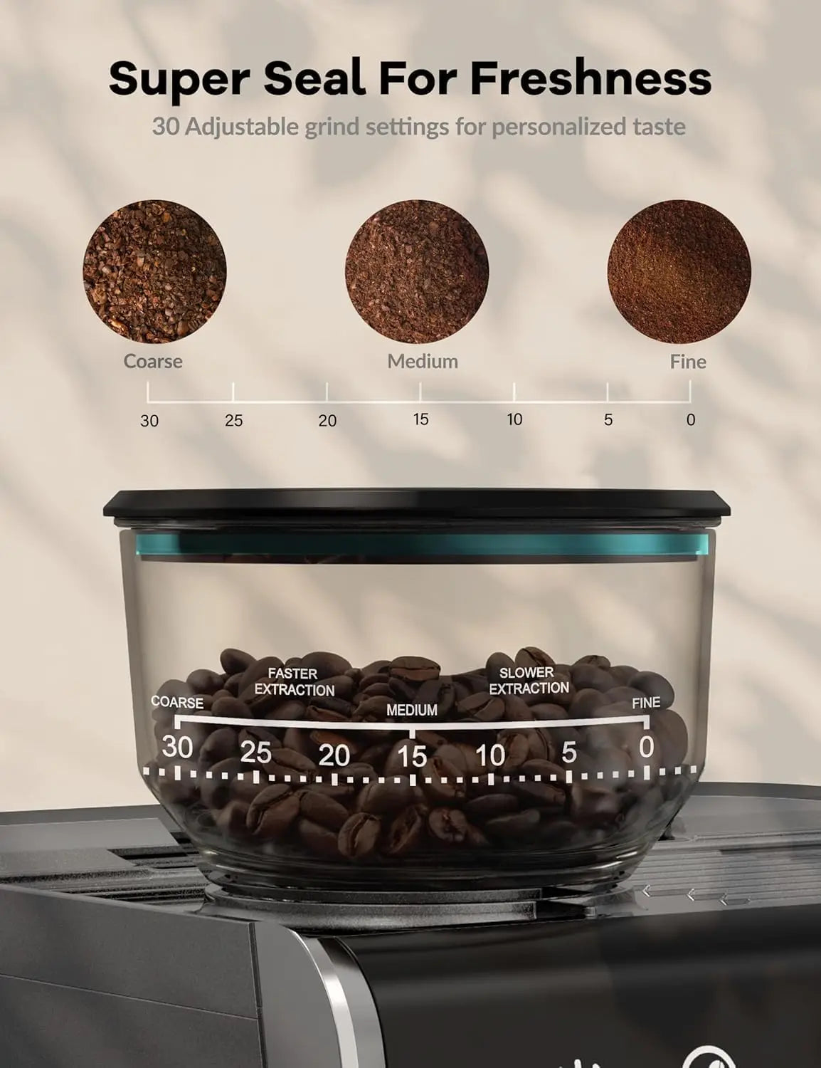 Espresso Espresso Coffee Maker with Grinder