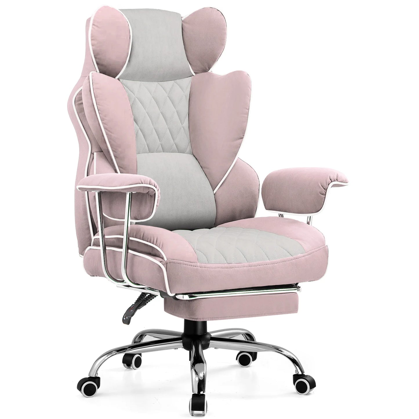 Big and Tall Ergonomic Office Gaming Chair  with Pocket Spring Lumbar Support  and Footrest