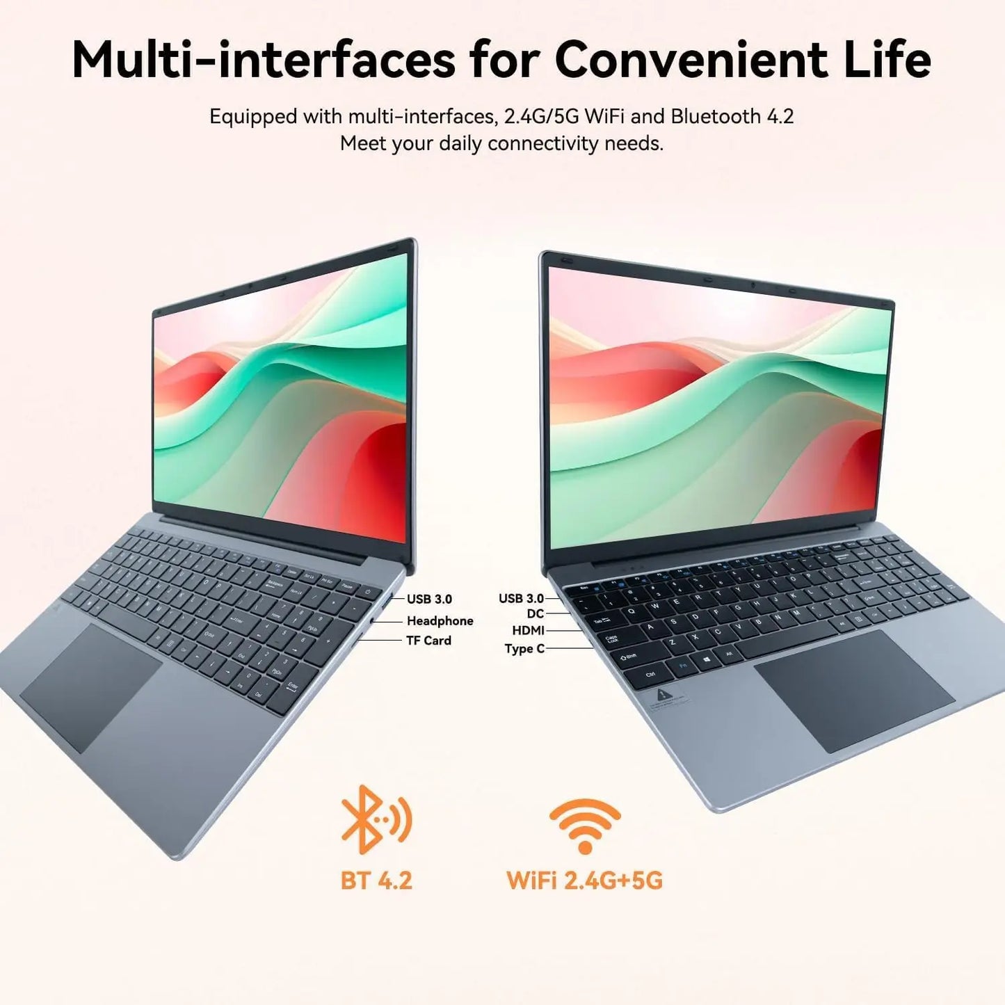 15.6 Inch Laptop Notebook Computer With  Windows 11 16G RAM