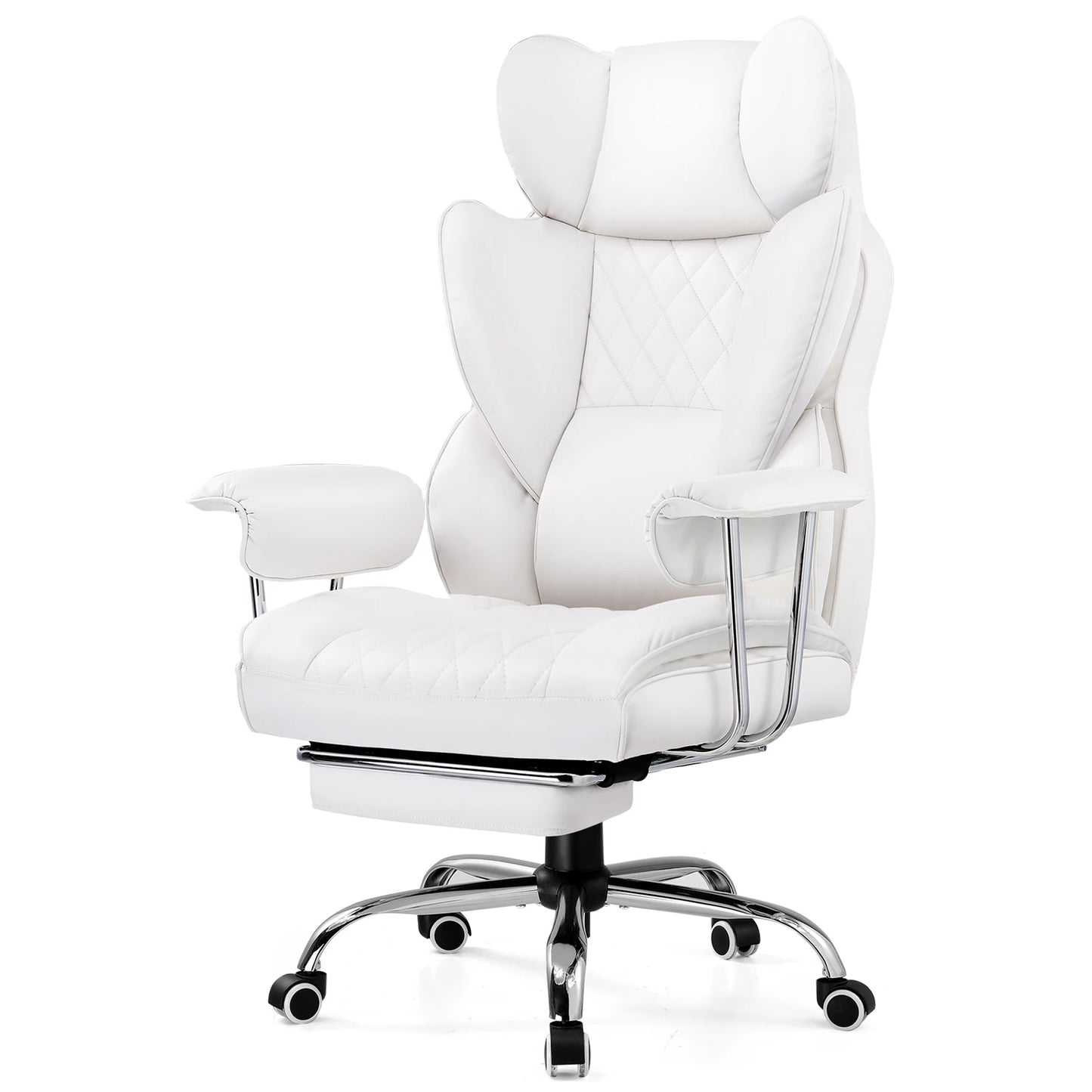 Big and Tall Ergonomic Office Gaming Chair  with Pocket Spring Lumbar Support  and Footrest