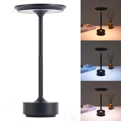 Rechargeable Wireless LED  Lamp with Touch Sensor Desktop Night