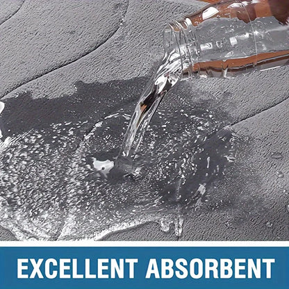 Absorbent quick-drying non-slip bathroom mat