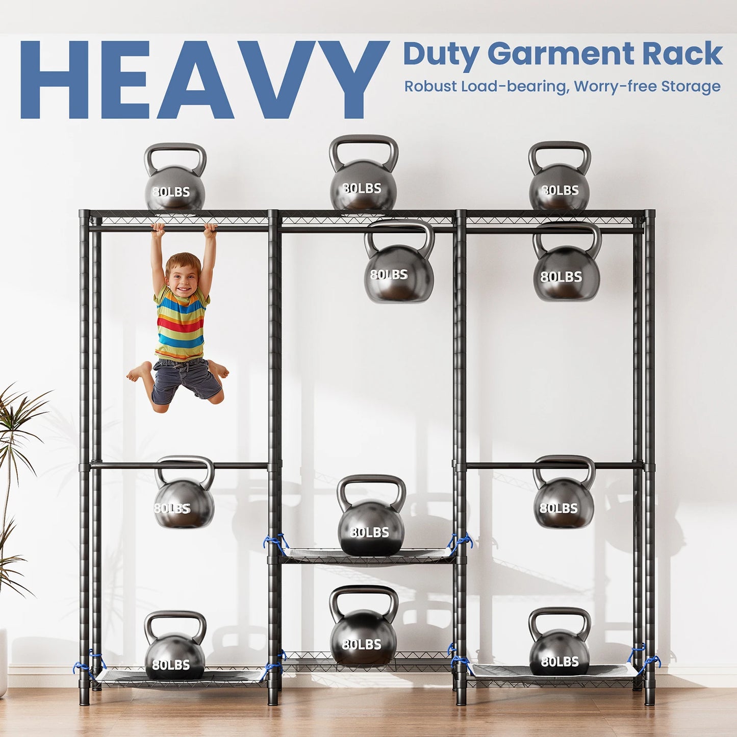 Clothes Rack Storage Organizer