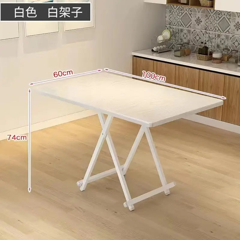 Installation-free folding table