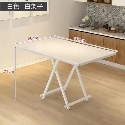 Installation-free folding table