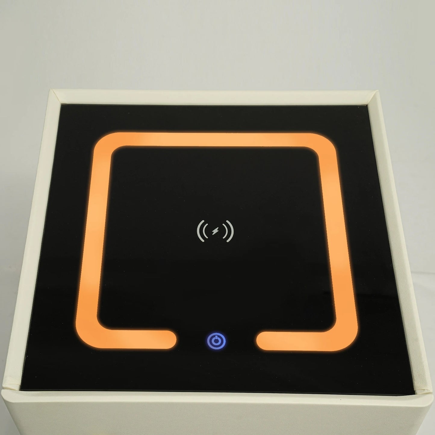 Smart Nightstand w/ Drawer & Safe Wireless Charging Nightstand