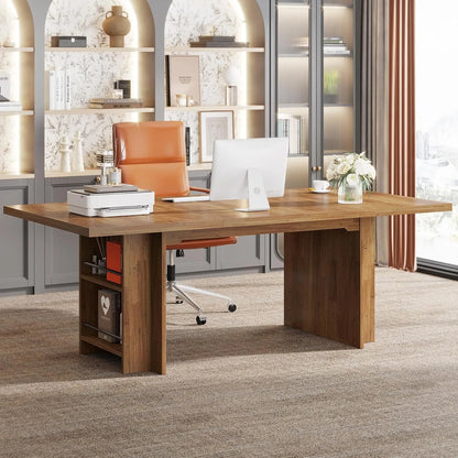 Computer Deskor Modern PC Table, Office Table, Work Table or Dining Table with Storage for Home or Office