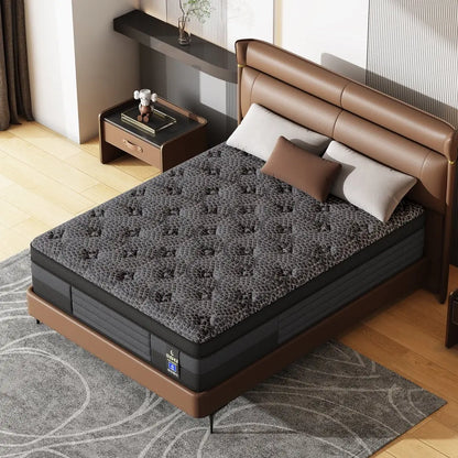 12/14inch Memory Foam Pocket Spring Mattress Suitable for Home Bedrooms and Hotels