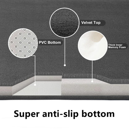 3D Non Slip Machine Washable Quick Drying Mat Bath