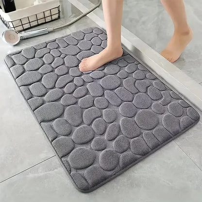 3D Non Slip Machine Washable Quick Drying Mat Bath