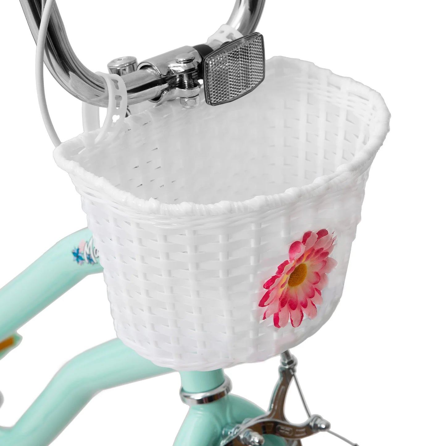 20 Inch Girls Bike with Training Wheels, Banana Seat Bike for Girls Ages 7-12 Years Old with Handbrake and Coaster Brake