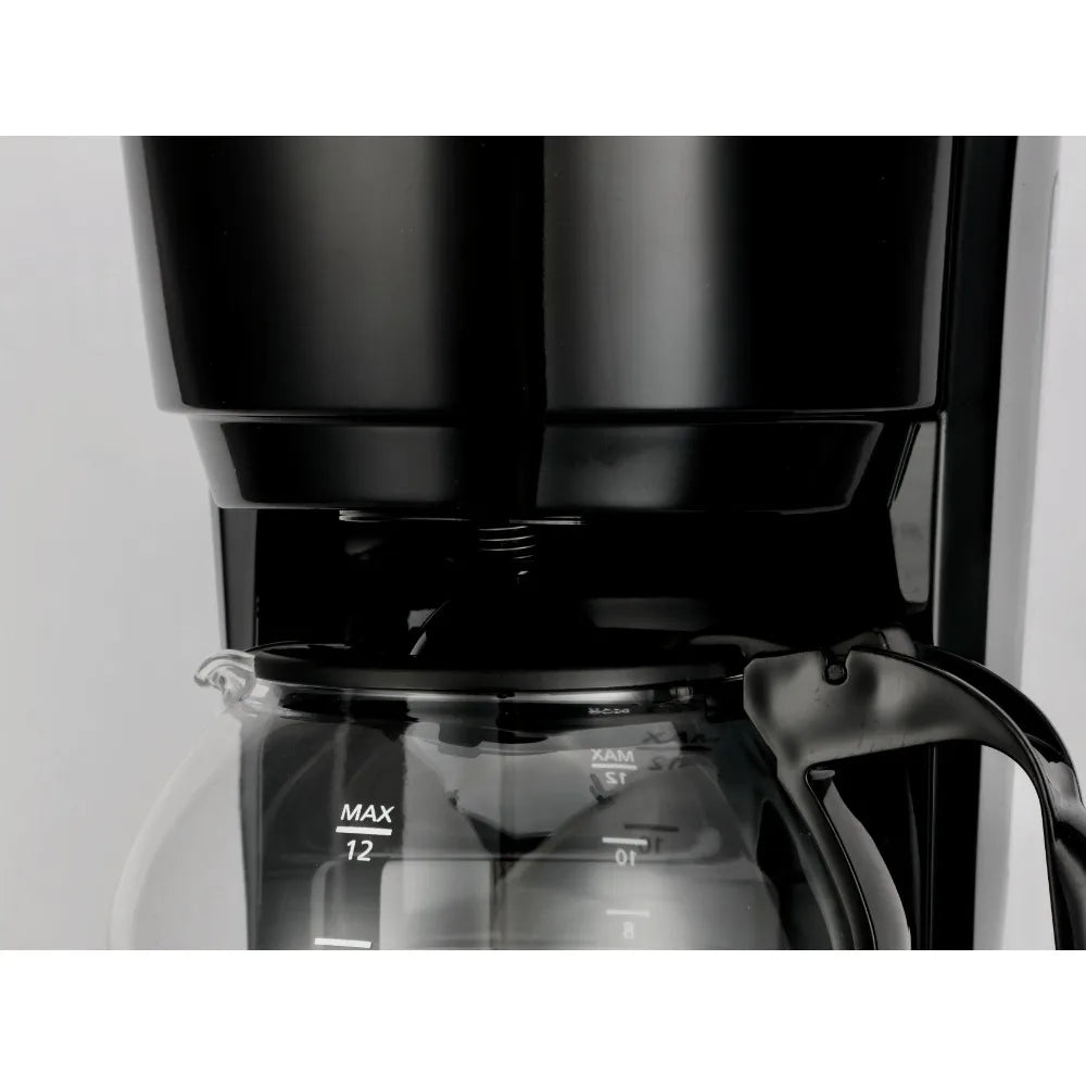 Automatic Drip Coffee Machine 12 Cups Programmable with Timer and Anti-Drip Function