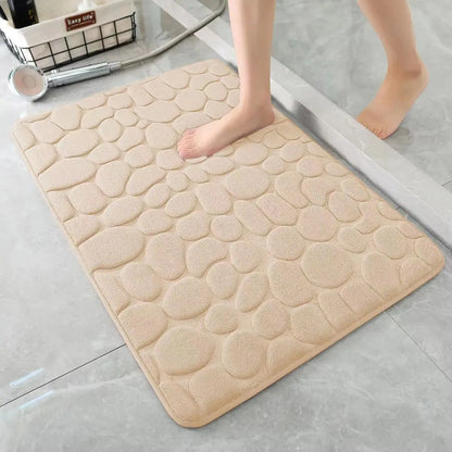 3D Non Slip Machine Washable Quick Drying Mat Bath