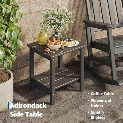 Rocking Chair with Side Table for Patio , Front Porch