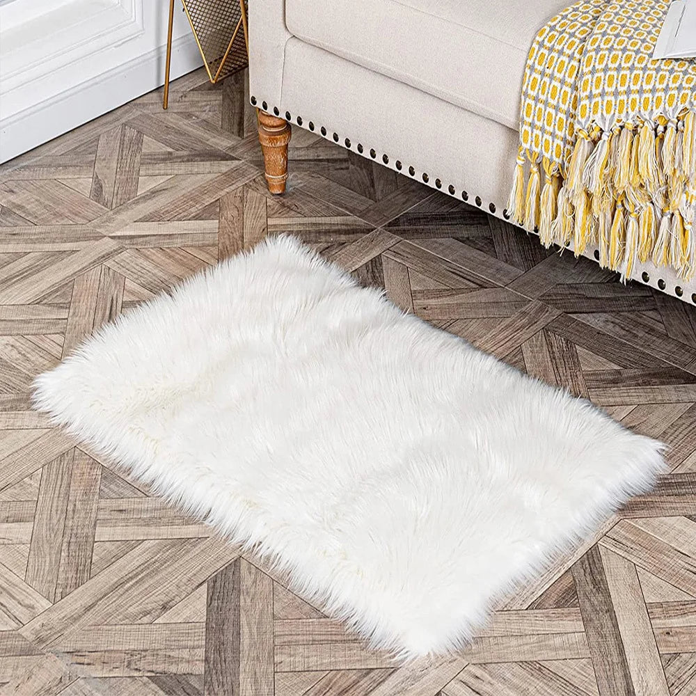 Tie-Dye Non-Slip  Silk Wool Rugs   Machine Washable Carpet Mats
