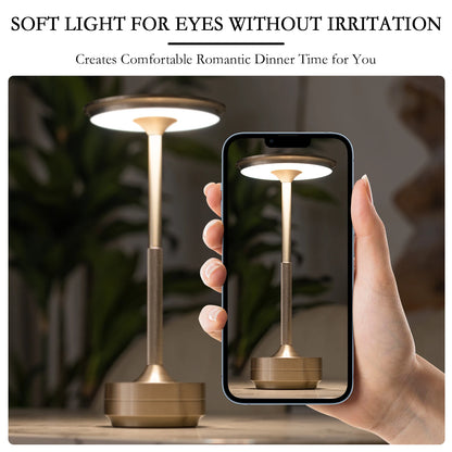 Rechargeable Wireless LED  Lamp with Touch Sensor Desktop Night