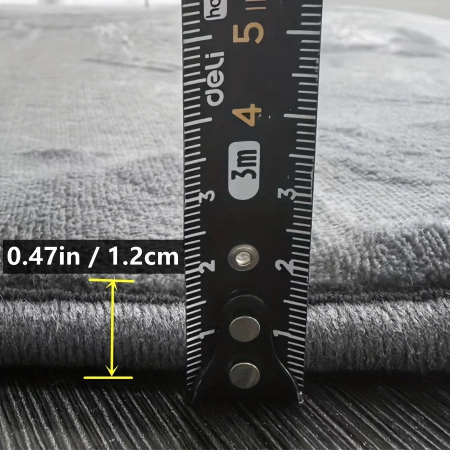 Absorbent quick-drying non-slip bathroom mat