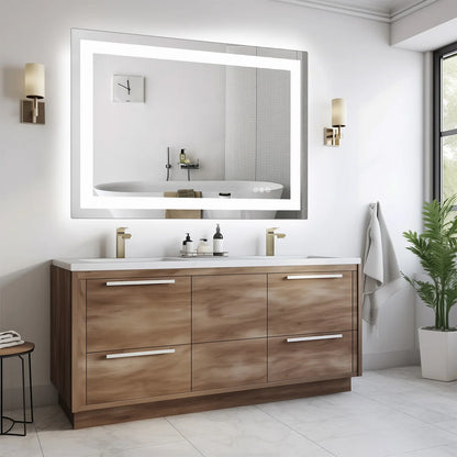 36"x 24"LED Bathroom Vanity Mirror  with Front Light and Backlit or  Living Room