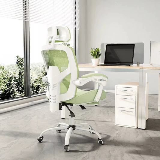 Ergonomic Reclining High Back Mesh  Gaming Chair  Swivel Rolling  Lumbar Support Pillow