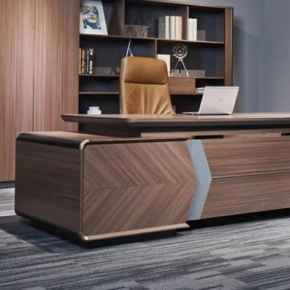 In Stock Standing Office Desk Executive Boss Minimalist High Quality Office Desk Modern European Escritorio Oficina Furniture