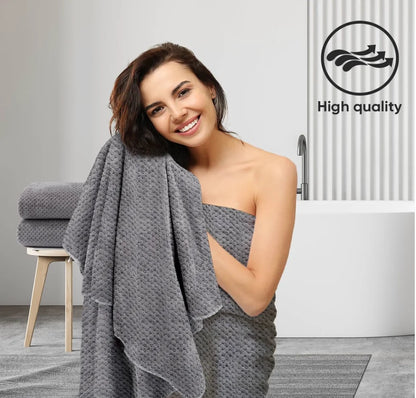 Microfiber Ultra Soft Highly Absorbent Bath Towel, Lightweight and Quick Drying Towel