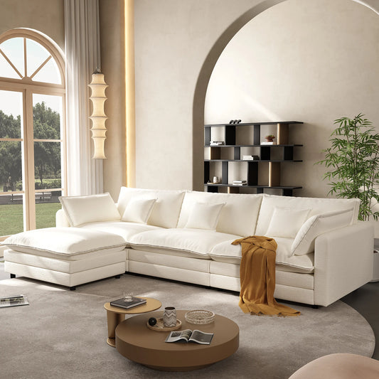 Modular Sectional L Shaped Couch  for Living Room