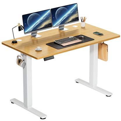 Ergonomic Electric Standing Desk  Adjustable Height 40x24 Inch