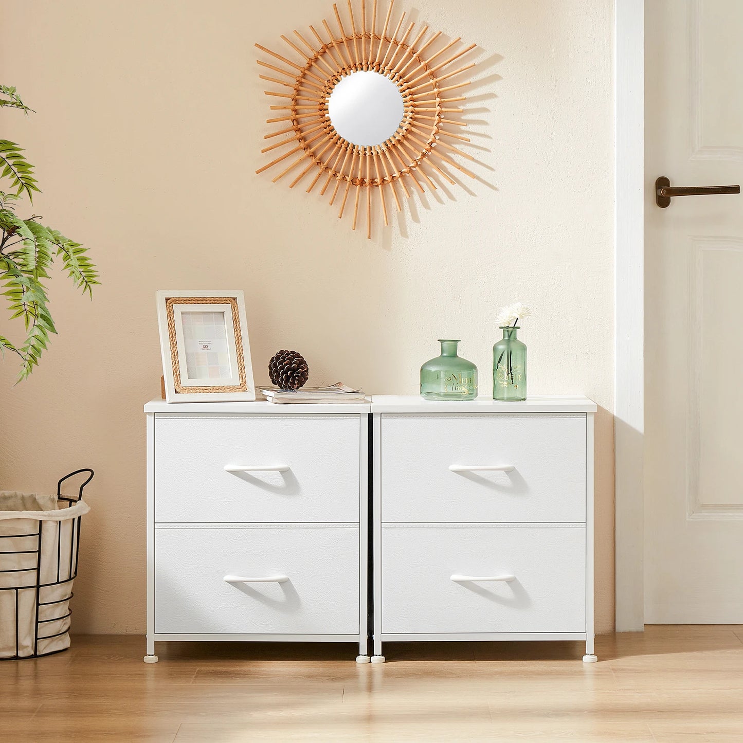 Nightstand Bedside  or Sofa  Table Storage