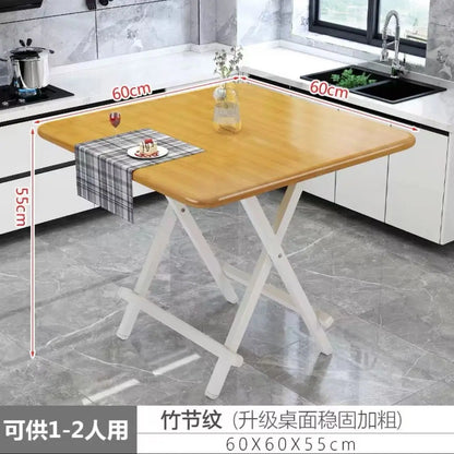 Installation-free folding table