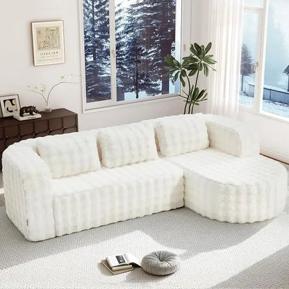 Cloud Modular Sectional Sofa Couch L-Shape Memory Foam Oversize Chaise Living Room Furniture Set