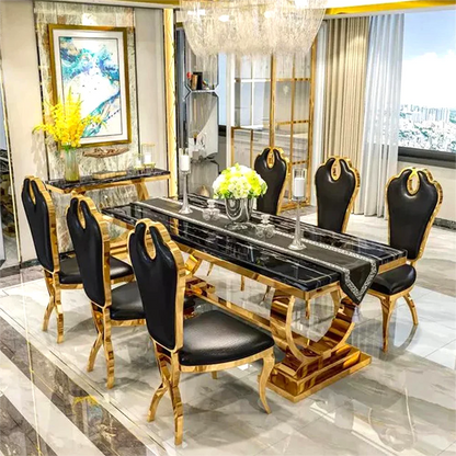 High Luxury  Dining Set With 4 Chairs  Dining Table