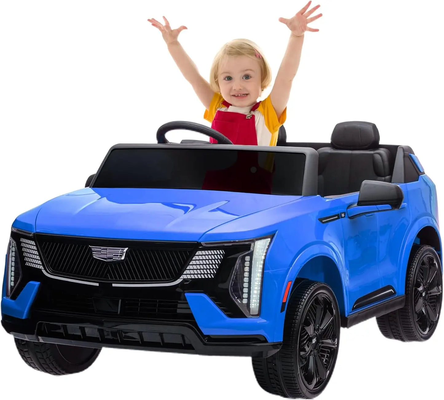 24V Kids Ride on Battery Powered Electric Vehicle w/Remote Control, 2 Seater 4-Wheel Shock Absorbers