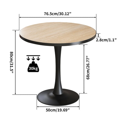 Leisure Round  Dining RoomTable  for 2-3 People  Stone Top