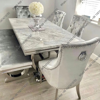 High Luxury  Dining Set With 4 Chairs  Dining Table