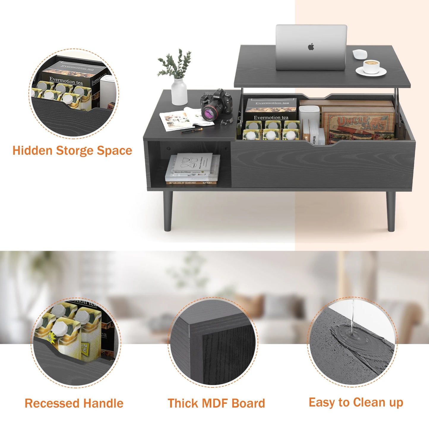 Lift Top Coffee Table For Living Room