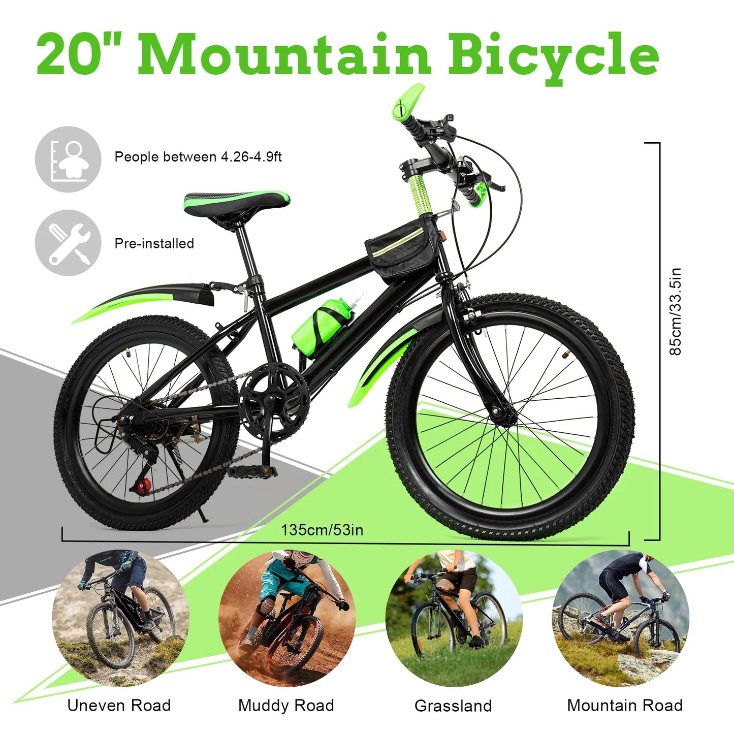 Bicycle for Boys 7 Speed Mountain Bike