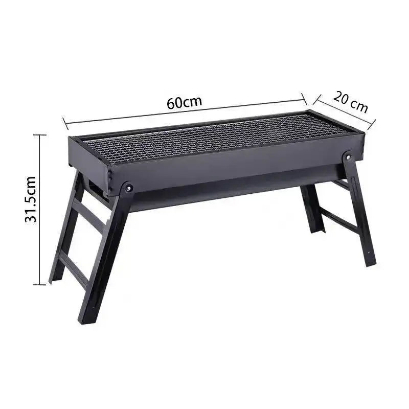 New Large BBQ Barbecue Folding Grill