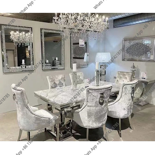 High Luxury  Dining Set With 4 Chairs  Dining Table