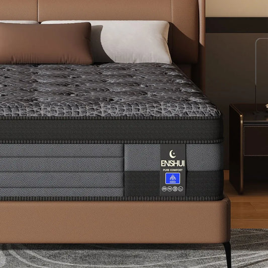 12/14inch Memory Foam Pocket Spring Mattress Suitable for Home Bedrooms and Hotels
