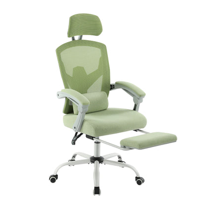 Ergonomic Reclining High Back Mesh  Gaming Chair  Swivel Rolling  Lumbar Support Pillow