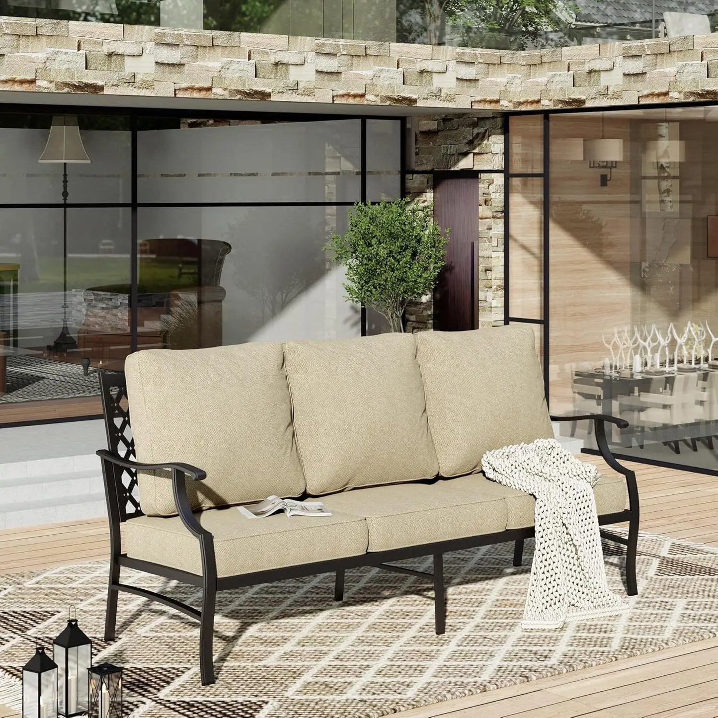 All-Weather Outdoor  Furniture Sofa,