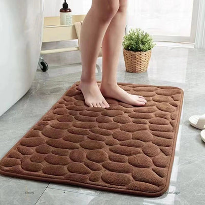 3D Non Slip Machine Washable Quick Drying Mat Bath