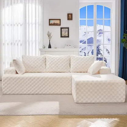 L-Shape Memory Foam  Living Room Furniture Set