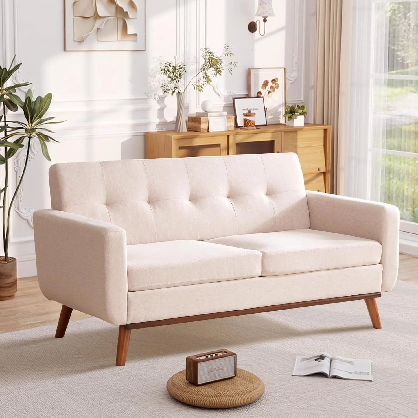 Mid Century Modern Love Seat