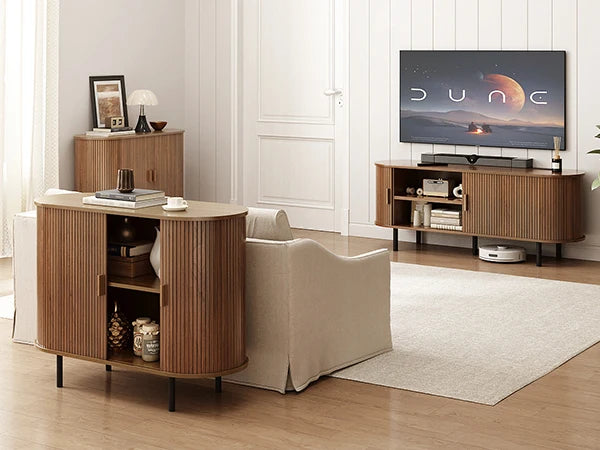 Entertainment Center with Power Outlet for TVs up to 60/70"