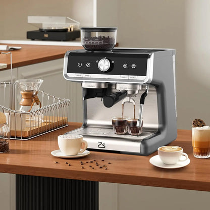 Espresso Espresso Coffee   Maker with Grinder