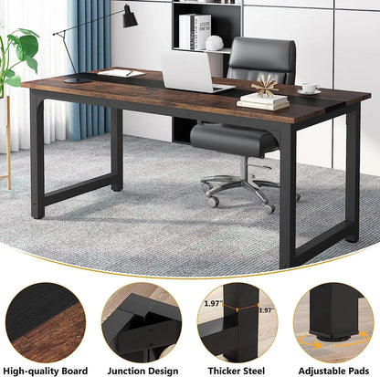 Modern Computer Desk, Large Office Desk  for Home Office