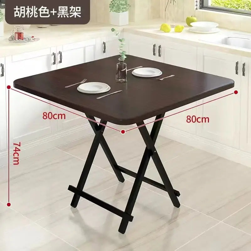Installation-free folding table