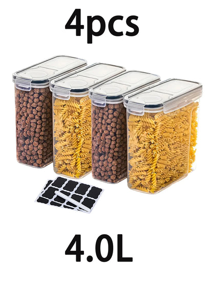 Airtight Food Storage Containers For Kitchen Pantry Organization And Storage
