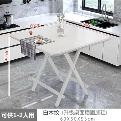 Installation-free folding table